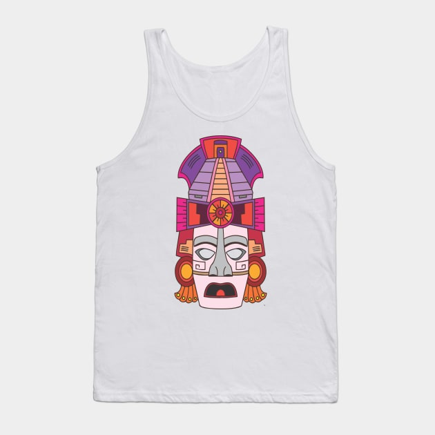 Mayan mask Tank Top by JJtravel